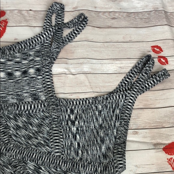 GUESS Double Strap Fit And Flare Bandage Dress - Picture 2 of 6